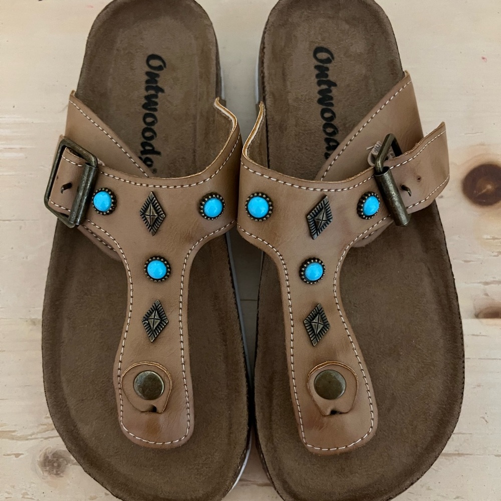 Turquoise Sandals